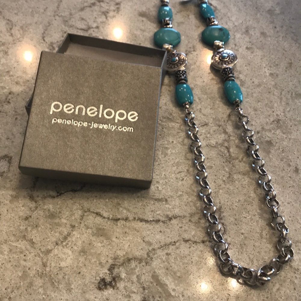 NWT Penelope-Jewelry Faux Turquoise Necklace